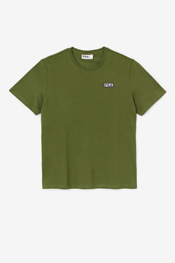 Fila Skylar T-Shirt Olive - Mens - 09654CYUK